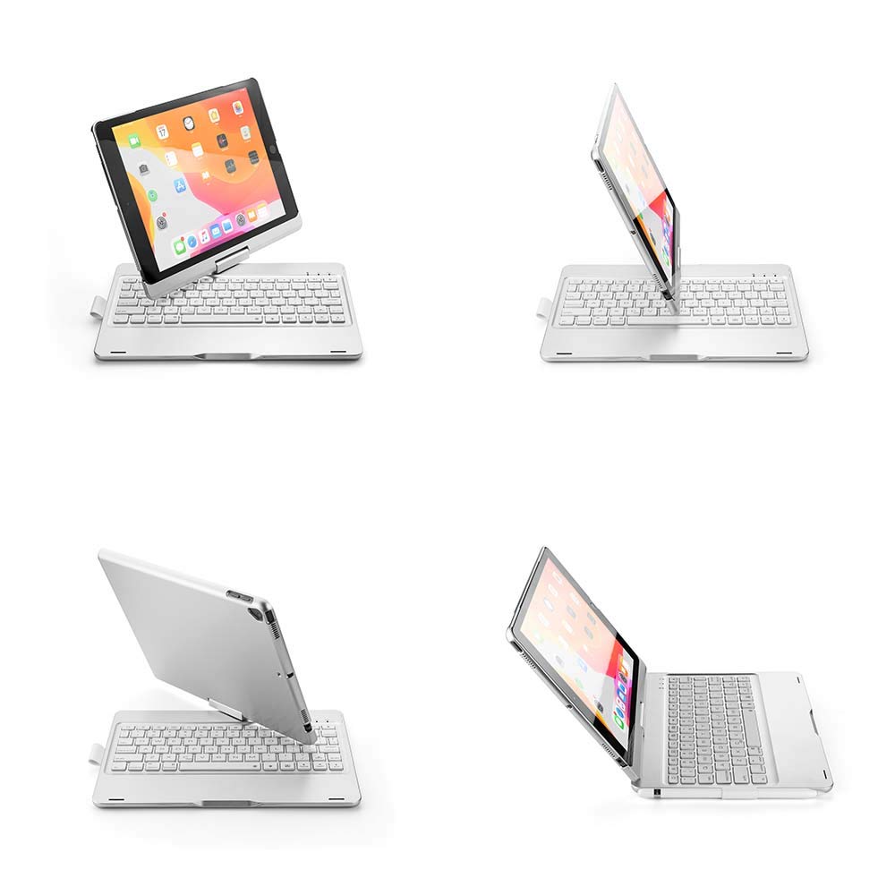Amazon.co.jp: 【PCATEC】 iPad 10.2キーボードケース 360度回転機能 7
